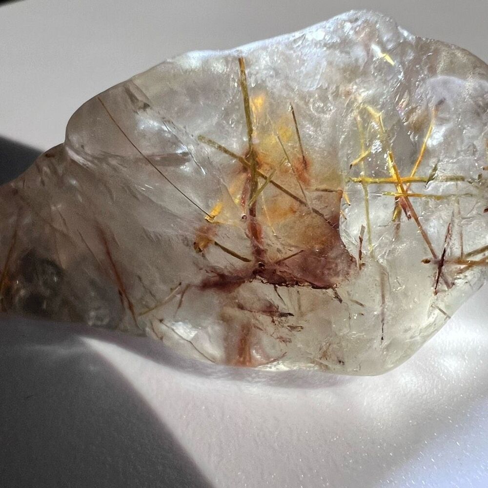 Golden Rutilated Quartz Crystal Freeform - Picture 11 of 16